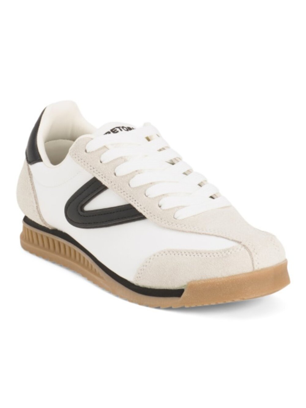 TRETORN Kristine Retro Sneakers With Suede Panels